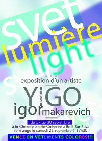 Expsosition "Svet Lumière Light"